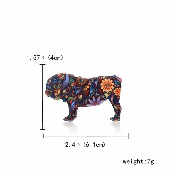 NWOT Pug Rainbow Pin - Picture 8 of 8